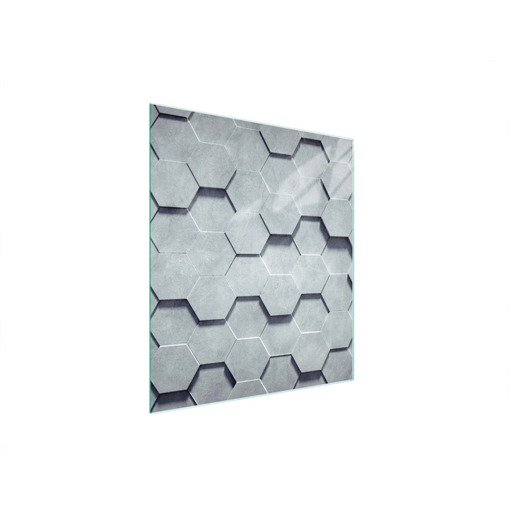 Konyhai hátfal, TMK ArtDeko, üveg, 45x52cm, modern design, többfunkciós