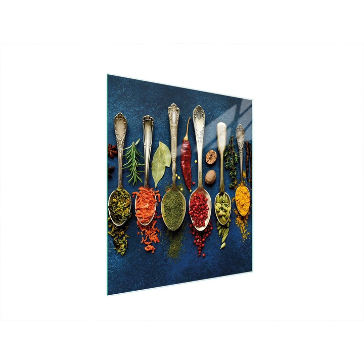 Konyhai hátfal, TMK ArtDeko, üveg, 45x52 cm, főzőlap védelem, modern design