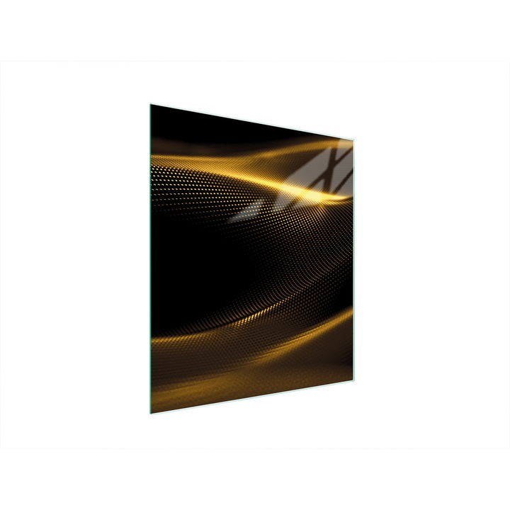 Konyhai hátlap, TMK ArtDeko, üveg, 45x52 cm, főzőlapvédelem, modern design