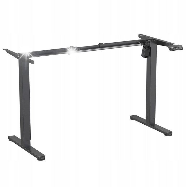 Iroda, Spacetronik, elektromosan állítható állvány, fekete, változó méretek