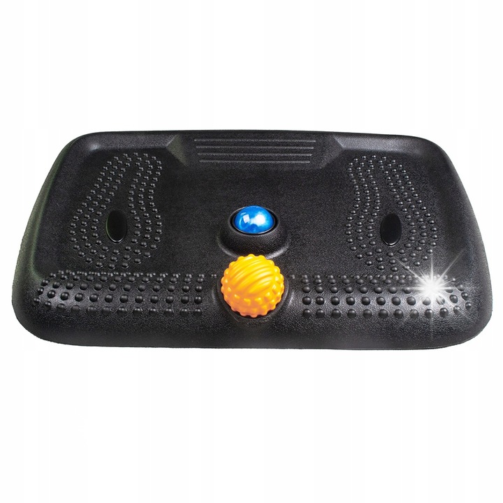 Covoras cu bile de masaj Spacetronik 50x68 cm, neagra, pentru birou