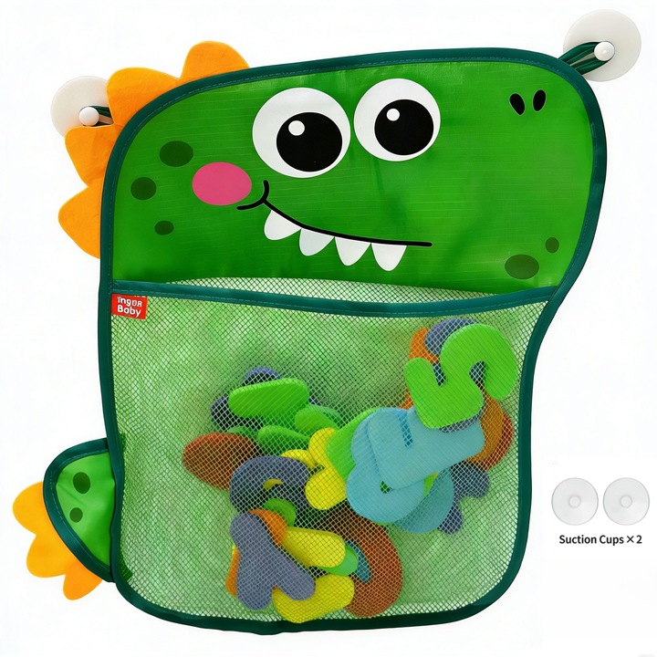 Úszó betűk és számok fürdőjáték készlet – Oktató szórakozás és interaktív tanulás a vízben gyerekeknek, 36 darabos ábécé készlet, hálós rendszerezővel 2 tapadókoronggal, oein®