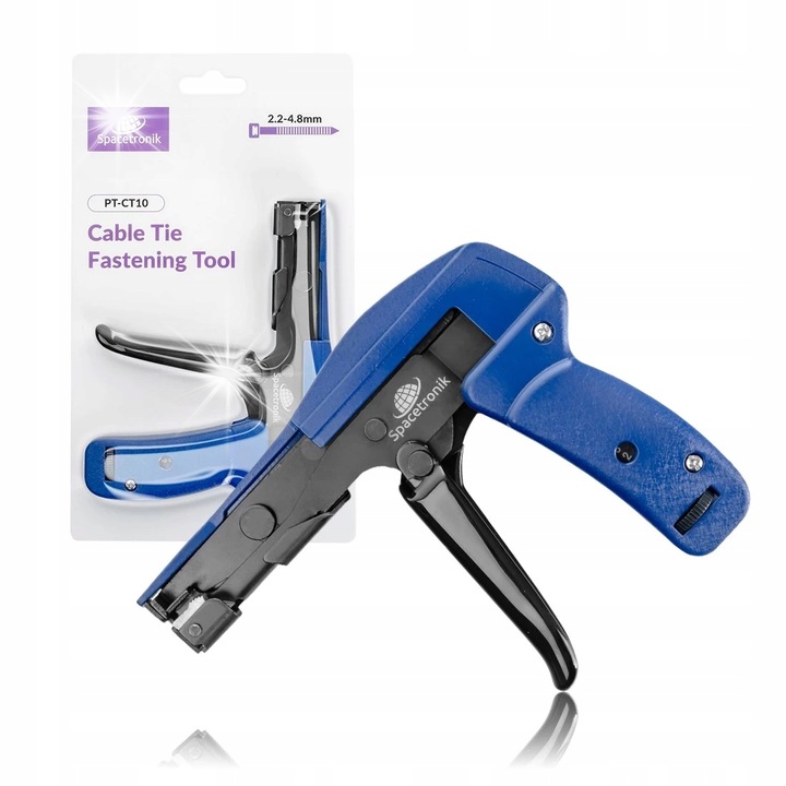 Nylon kábelkötegelő fogó, Spacetronik PT-CT10, 2,2-4,8 mm, automata, ergonomikus, 15,6x12,8cm