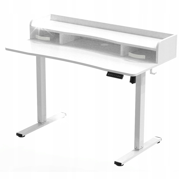 Birou electric 120x60cm cu suflada si USB, Spacetronik