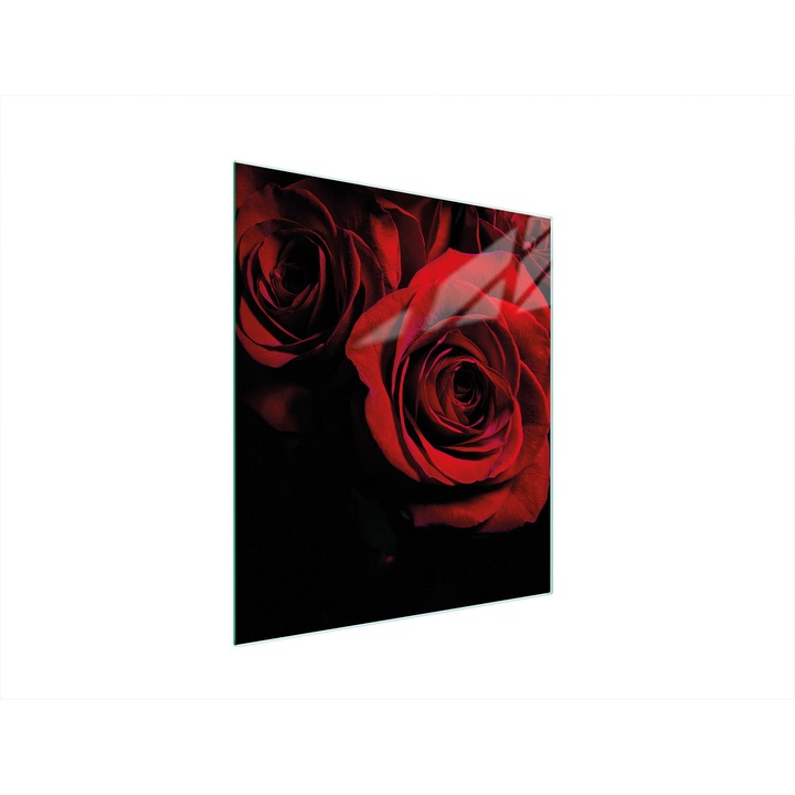 TMK ArtDeko üveg főzőlapvédő, 45x52 cm, modern design, többszínű