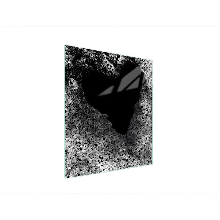 Konyhai hátlap, TMK ArtDeko, üveg, 45x52 cm, főzőlap védelem, modern design