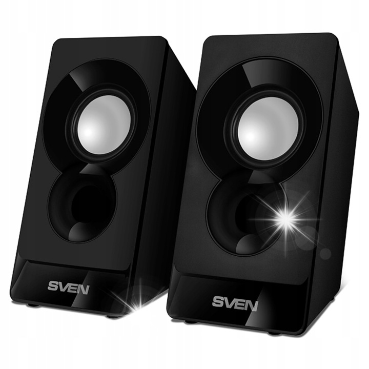 Boxe PC SVEN 357 2.0, 6W, negru