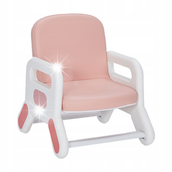 Scaun pentru copii Spacetronik, cu spatar, plastic, multicolor