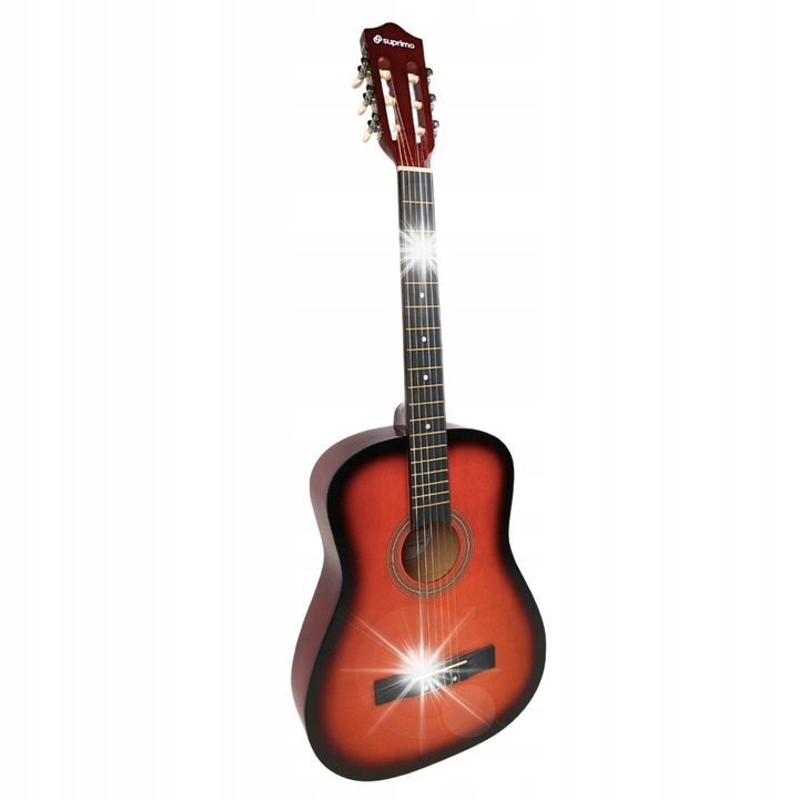 KLASSZIKUS GITÁR 4/4 TANULÁSHOZ HANGOLÓ PENGETŐK SZÍJ HÚROK TOK KOTTÁK