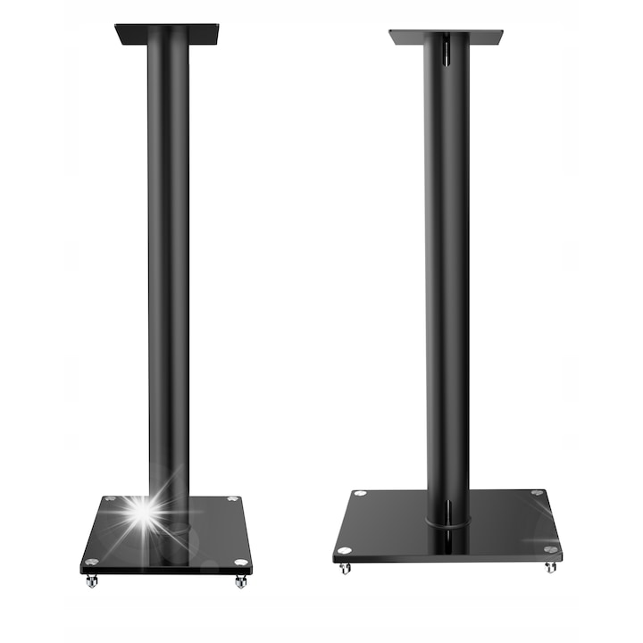 Taga Harmony audiomonitor állvány, 76cm, fém, matt fekete