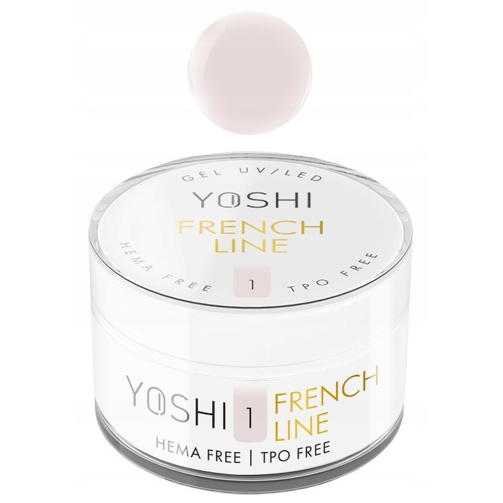 Yoshi Gel Budujący French Line 1 HEMA FREE TPO FREE 50ml
