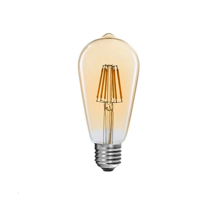 Bec ST64 Bulb, ambra, 6.4x14.7 cm