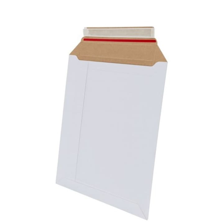 Plic cartonat NEOPAK pentru expediere documente, A3, 325x460 mm, Alb, tip Fala E, rigid