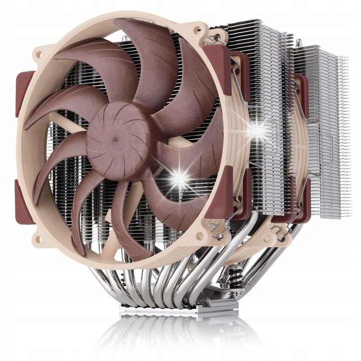 Noctua NH-D15 G2 HBC CPU hűtő, 168x150x127mm, 1180g, 2 db NF-A14x25r G2 PWM ventilátor, Intel LGA1700, AMD AM5 kompatibilitás