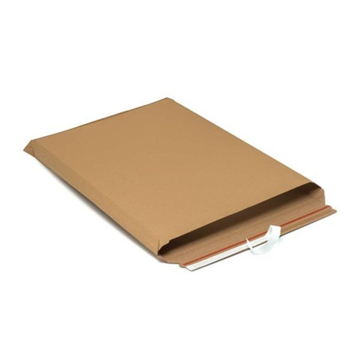 Plic cartonat 3D NEOPAK pentru documente si produse, A3, 335x500mm, Maro, cu autoadeziv si deschidere rapida