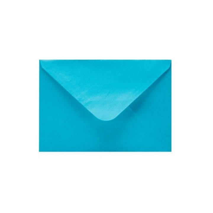 Plicuri NEOPAK decorative, C5, 162x229mm, Albastru Perlat, 120 g/m², gumate, 50 bucati