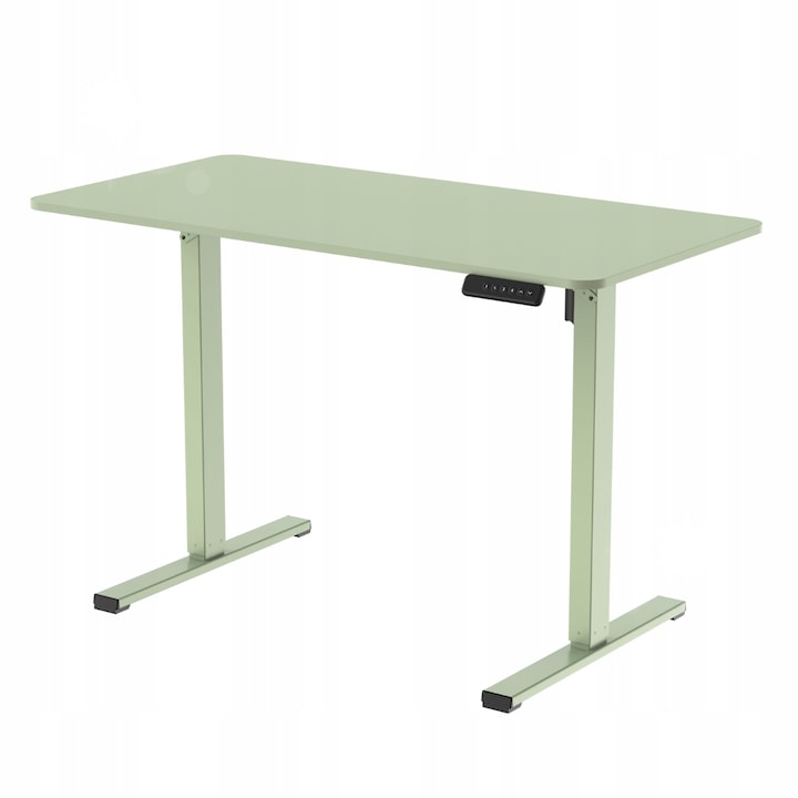 Birou Spacetronik cu reglare electrica a inaltimii 120x60cm, capacitate 50 kg, verde
