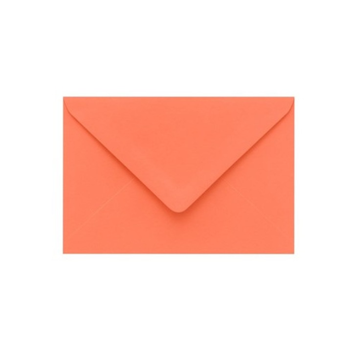 Set 10 Plicuri NEOPAK pentru invitatii, Format B6, 125x175mm, Somon texturat, 120g, lipire gumata