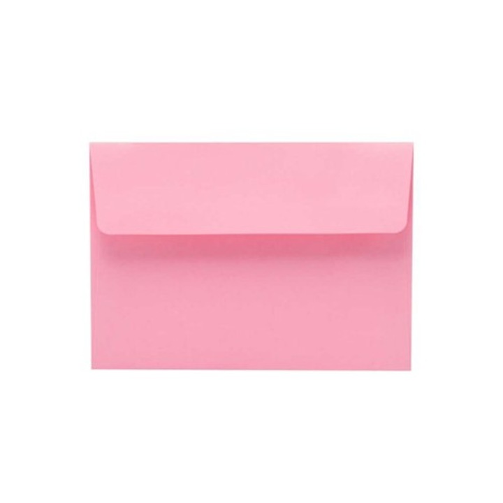 Set 50, Plicuri NEOPAK pentru invitatii, format B6, 125x176 mm, Roz, 120 g/m², autoadezive