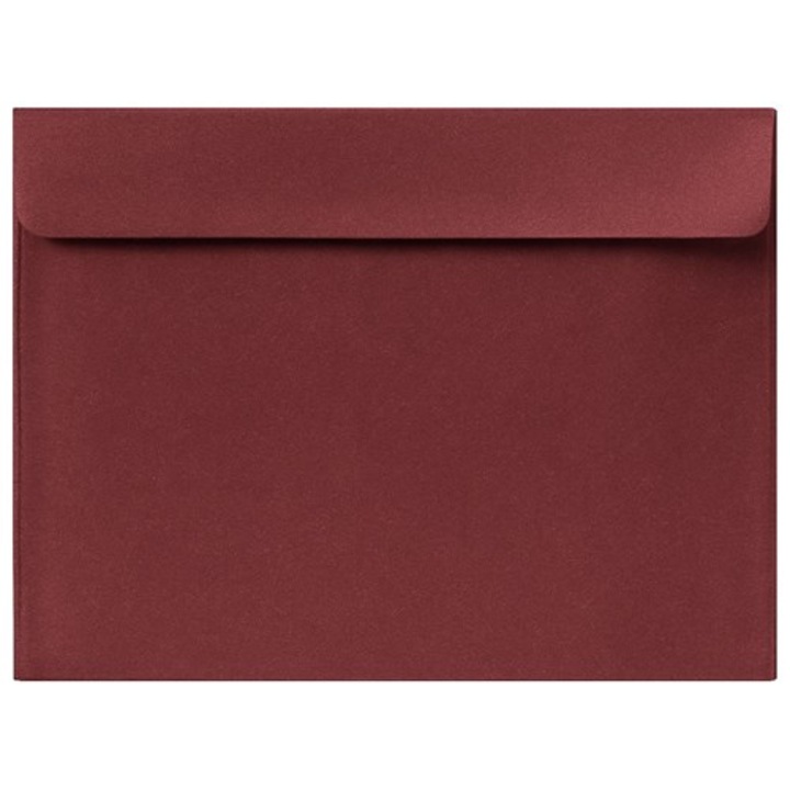 Set 10, Plic NEOPAK decorativ, C5, 162x229 mm, Visiniu, 120 g/m², cu banda autoadeziva