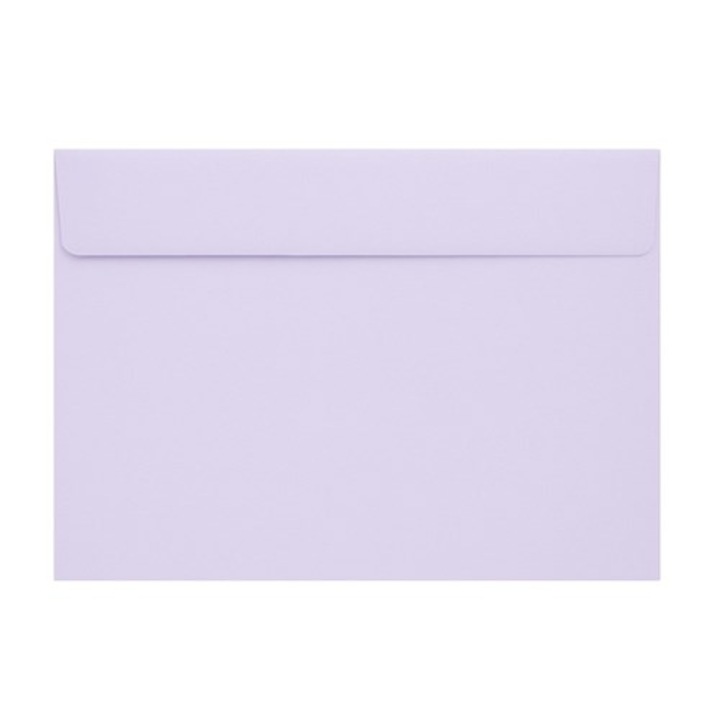 Set 10, Plicuri NEOPAK pentru invitatii, C5, 162x229 mm, Violet Lavanda, 120 g/m², cu banda autoadeziva