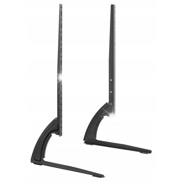 VETOUSON VX-103A TV Állvány, 32-70" TV-khez, 40 kg, állítható magasság 58-70 cm, fekete