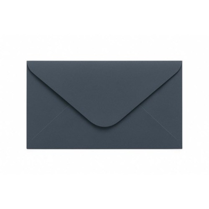 Set 10, Plicuri NEOPAK elegante, DL, 110x220 mm, Gri grafit, 120g, gumata