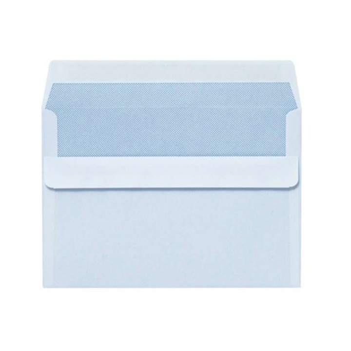 Plic NEOPAK C6, 114x162 mm, Alb, Autoadeziv, 75 g/m², 25 buc