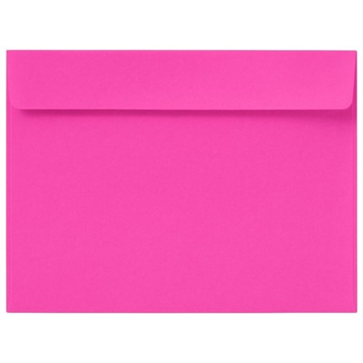 Set 10 Plicuri NEOPAK decorative, C5, 162x229 mm, Fucsia, 120 g/m², cu banda autoadeziva HK