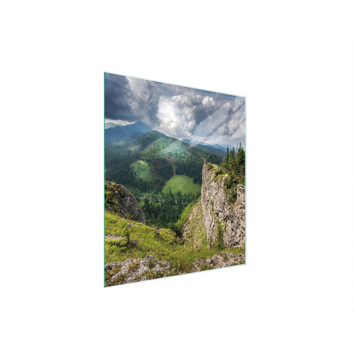 Konyhai hátfal, TMK ArtDeko, üveg, 45x52cm, főzőlap védelem, modern design