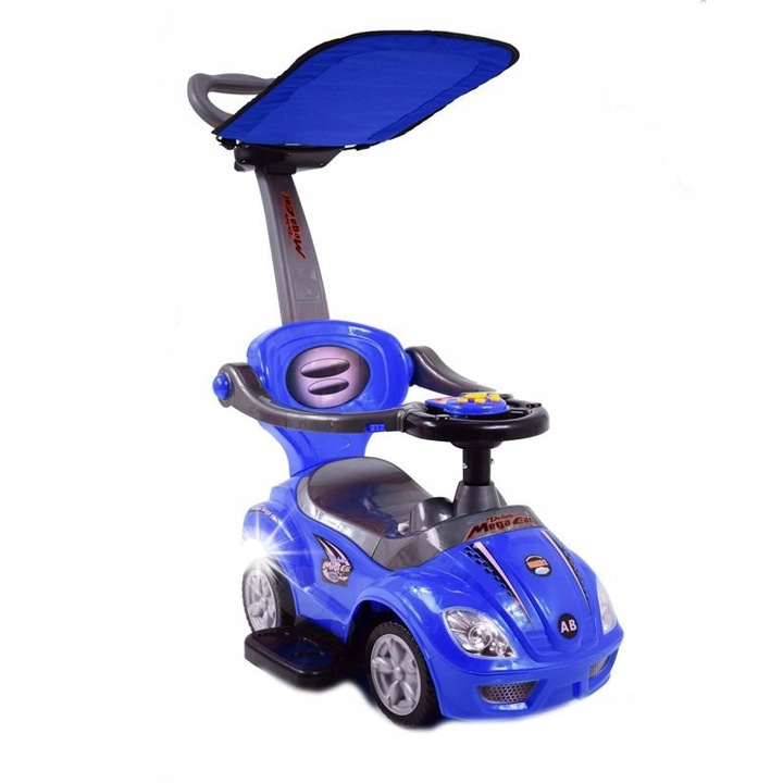 Super-Toys kisautó, TC-202 modell, 6 az 1-ben multifunkciós, hangokkal, napellenzővel, 80x43x39cm