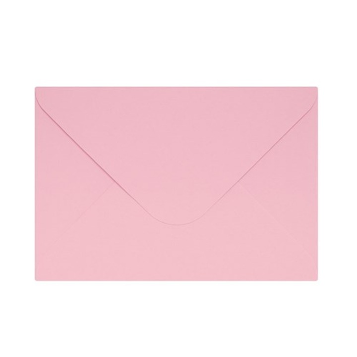 Set 10, Plicuri NEOPAK pentru invitatii, C6, 114x162 mm, Roz pudrat, 120 g/m², cu lipire umeda