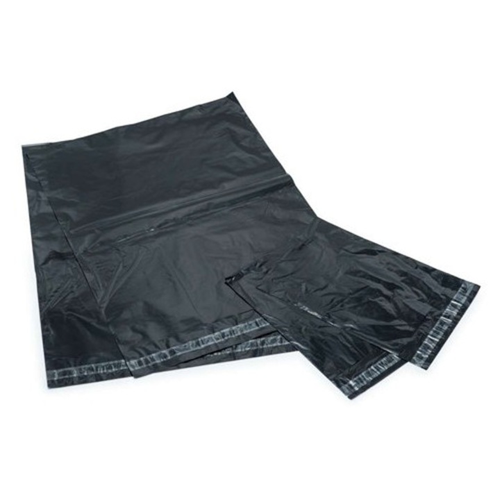 Set 50 Plic folie NEOPAK curierat, 190x250 mm, Negru, 50 microni