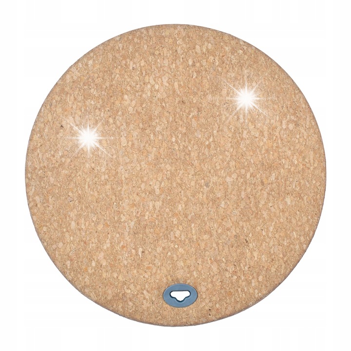 Covoras antiderapant rotund 48 cm, Spacetronik, din material KORK, produse ergonomice