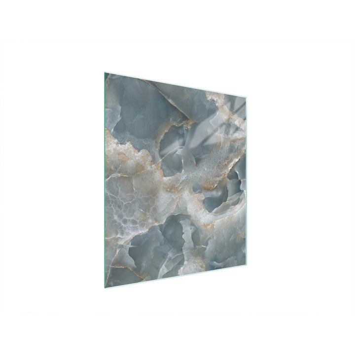 Konyhai hátfal, TMK ArtDeko, üveg, 45x52cm, márvány design, többfunkciós