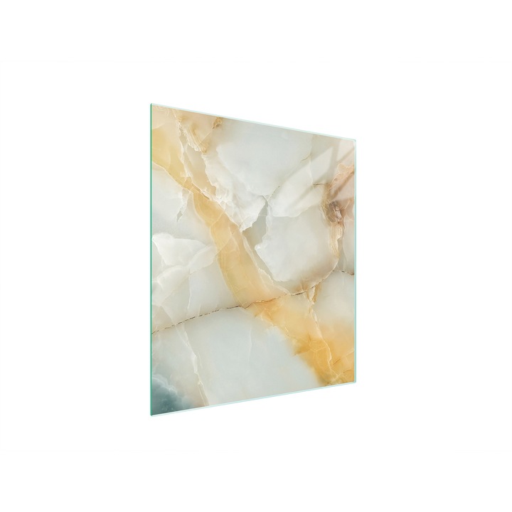 Konyhai hátfal, TMK ArtDeko, üveg, 45x52cm, márvány design, multifunkcionális