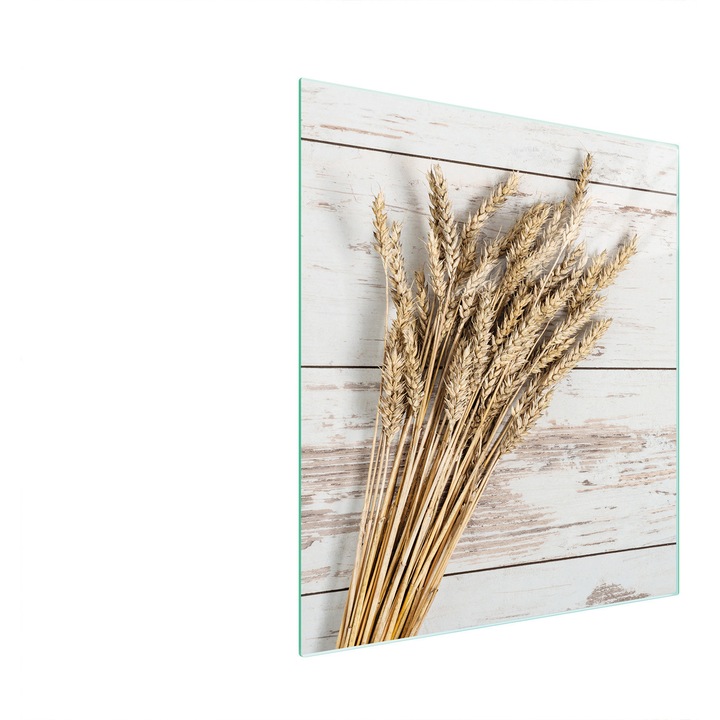 TMK ArtDeko üveg tűzhelyvédő lap, 45x52 cm, többszínű, sokoldalú felhasználás