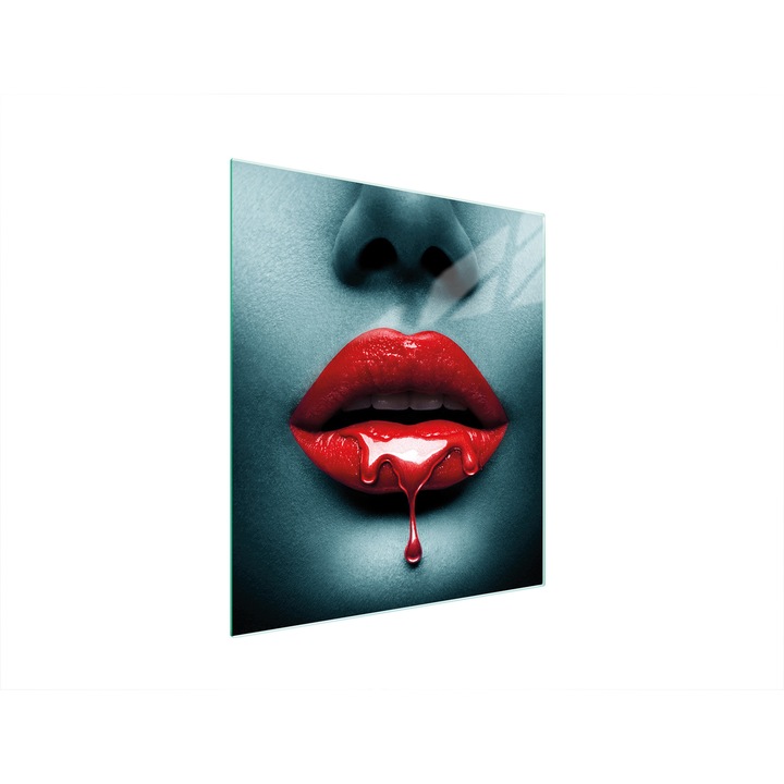 TMK ArtDeko konyhai vágódeszka, üveg, 45x52 cm, főzőlap védelem, modern design