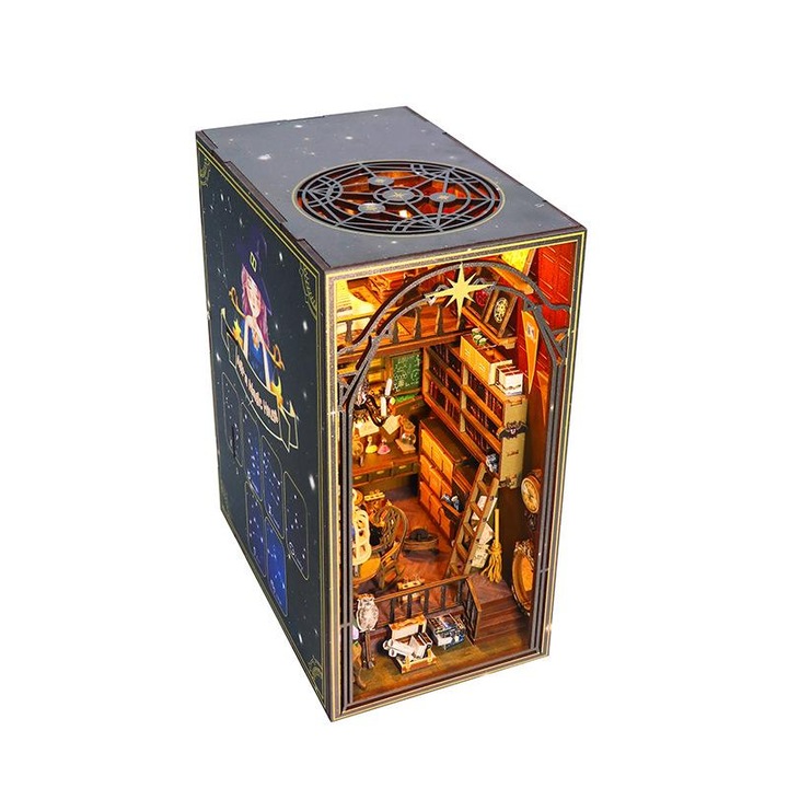 3D пъзел, диорама, с музикална кутия, 32x21x5,5 см, комплект