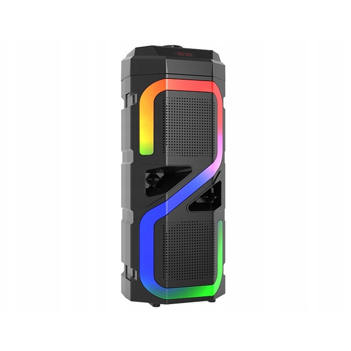 Boxe portabile Tracer Natrix, Bluetooth 5.0, TWS, LED RGB, 16W, set