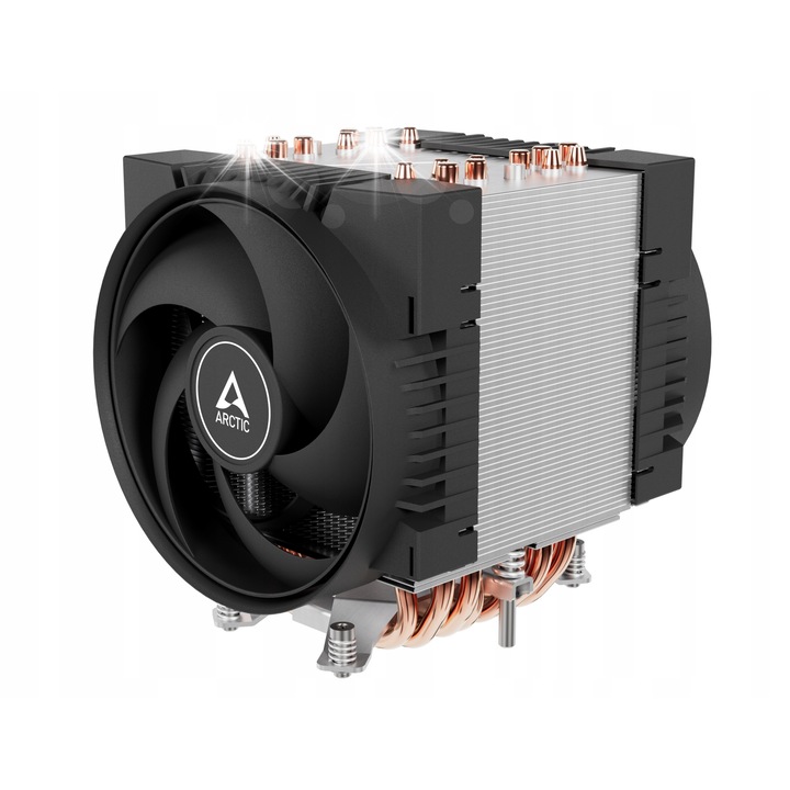 Охладител за процесор ARCTIC Freezer 4U-SP5, 2 вентилатора 120 мм, 124x147x145 мм, съвместим с AMD SP5