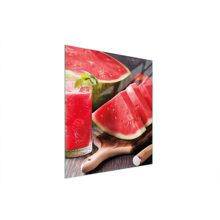 TMK ArtDeko üveg főzőlapvédő, 45x52 cm, modern design, többszínű