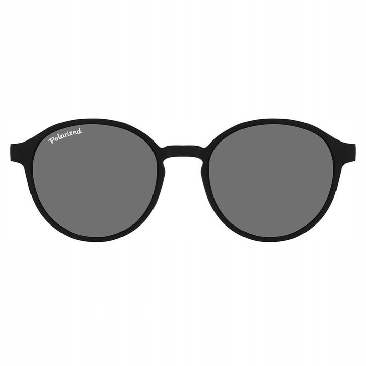 Поляризирана магнитна приставка за слънчеви очила за рамки TRC190, черна, пълен комплект