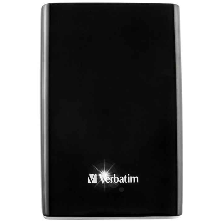 SSD extern 1TB USB-C 3.2, negru, set cu cablu USB-C si adaptor USB-A