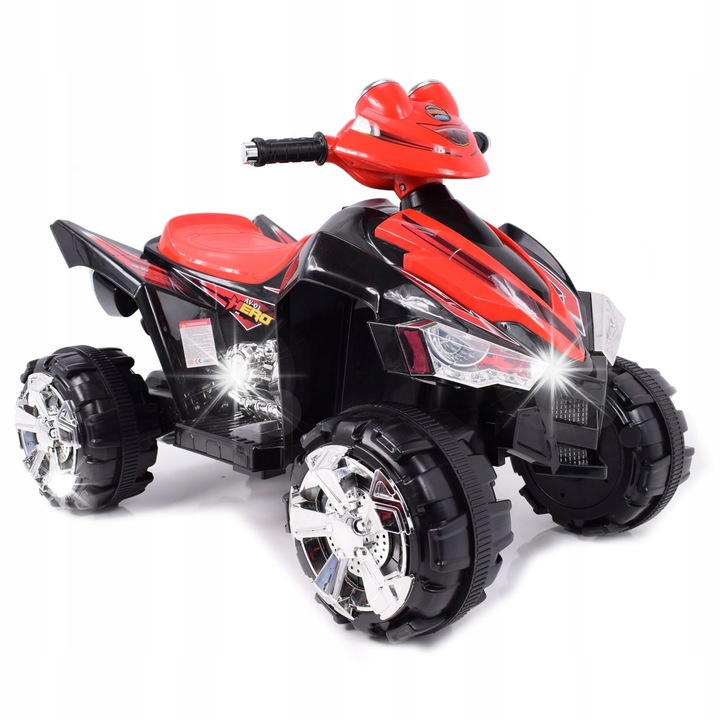 ATV Super-Toys STRONG 2, 2 motor 45W, fekete színű, méretek: 88x62x65cm, teljes készlet akkumulátorral