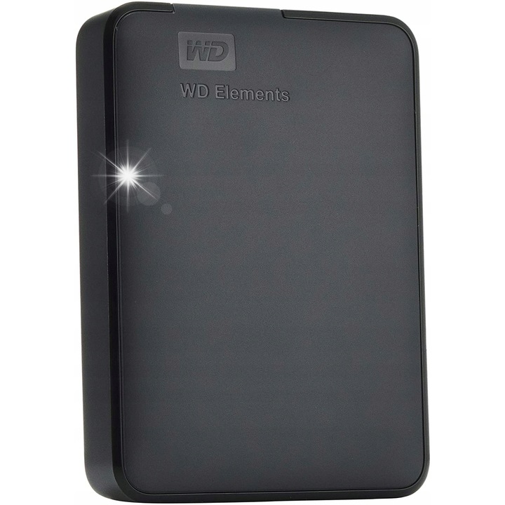 Külső merevlemez 5TB Elements Portable 2,5", USB 3.0, fekete