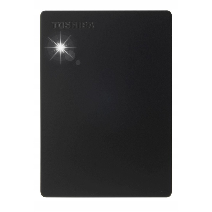 Hard disk extern Toshiba Canvio Slim 1TB, USB 3.0, negru, 2,5"