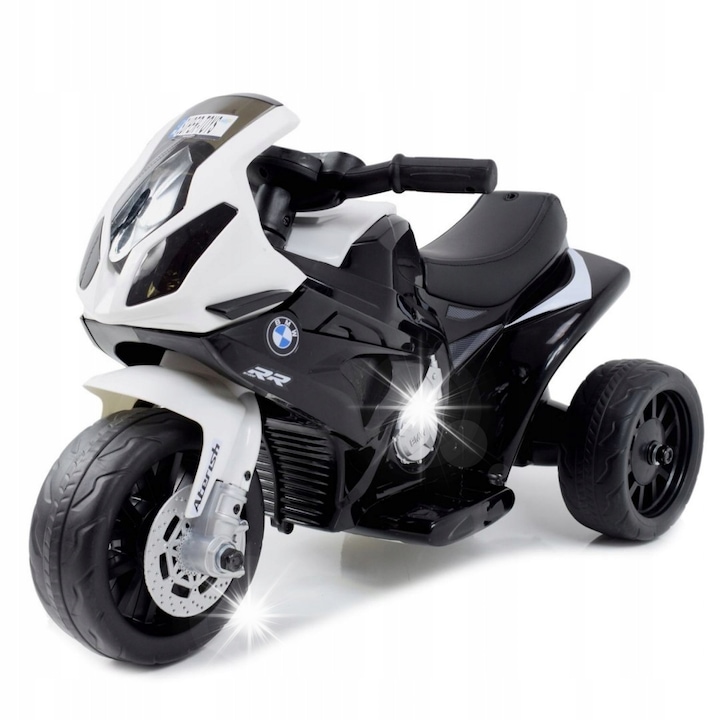 Super-Toys BMW S1000RR motorkerékpár, 6V, 25W, többszínű, 68x36x43cm, 3-6 éves korig