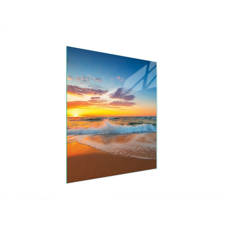 Konyhai hátfal, TMK ArtDeko, üveg, 45x52cm, főzőlap védő, modern design