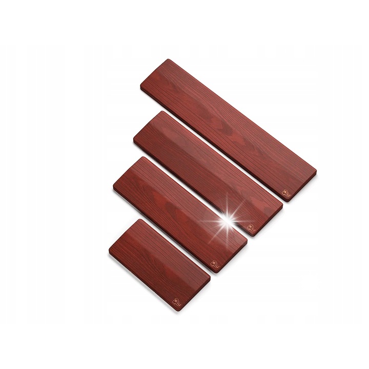 Glorious fa csuklótámasz, teljes méretű, arany tölgy, 43x10cm